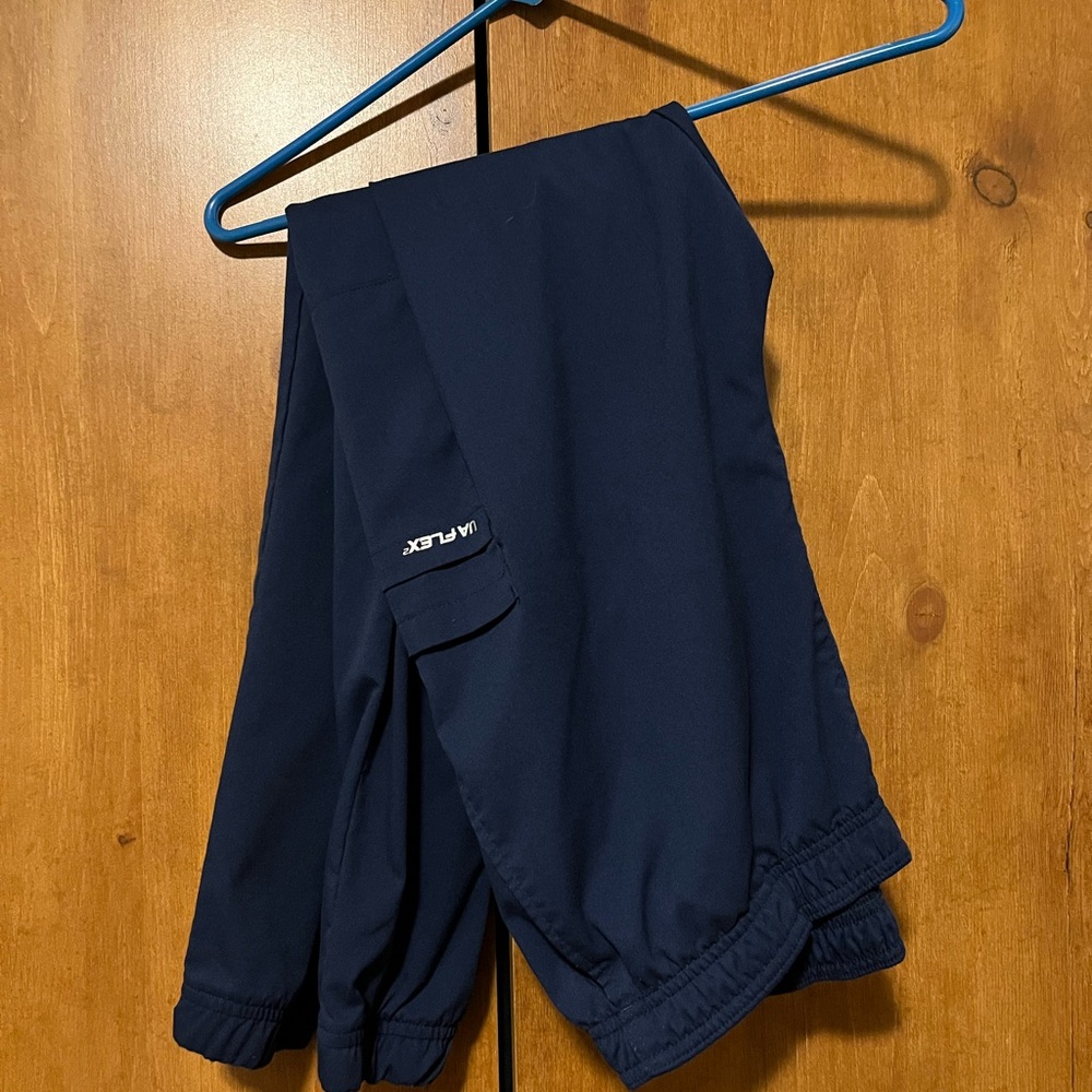 UA Flex Scrubs Navy Joggers - 2 Pair - Size XL
